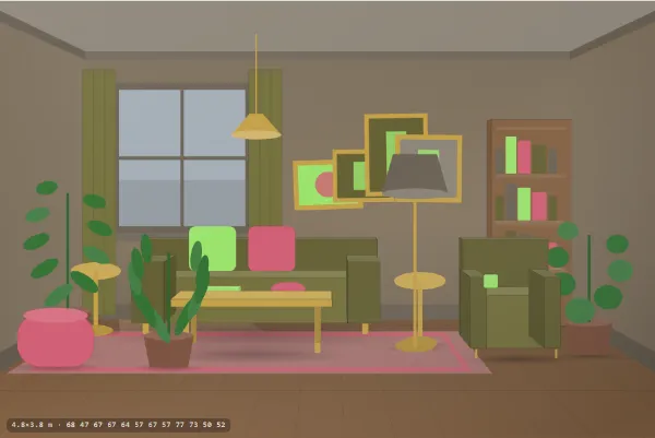 Halfway between Art Deco and Bohemian