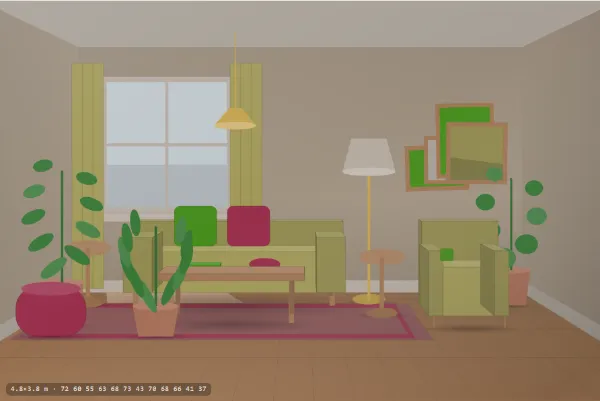 Halfway between Mid-century and Bohemian