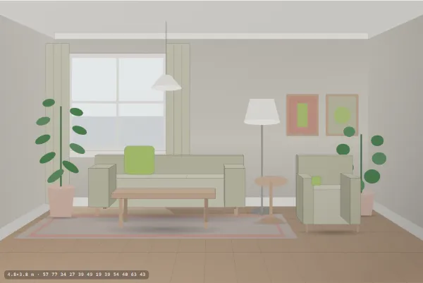 Halfway between Minimalist and Cottage
