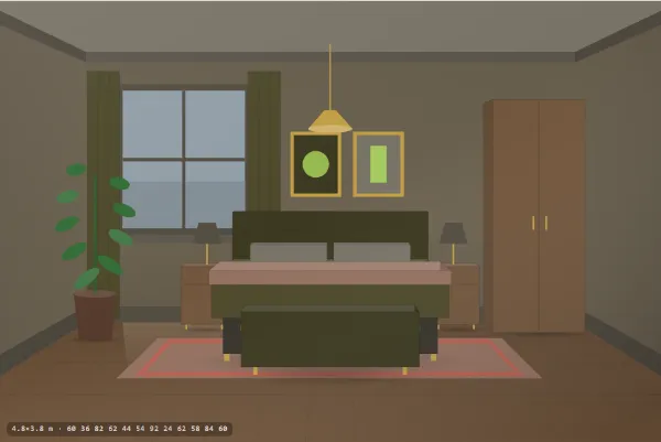 Art Deco as a bedroom