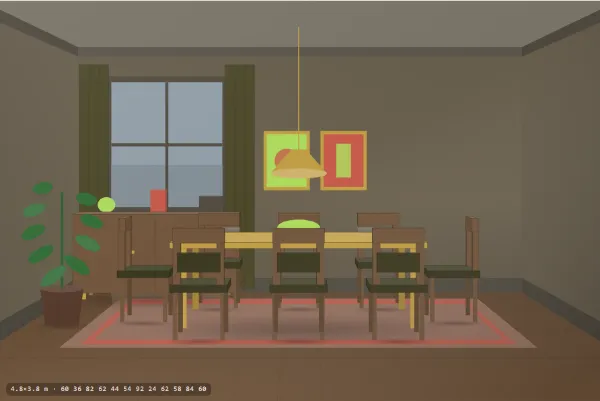 Art Deco as a dining room