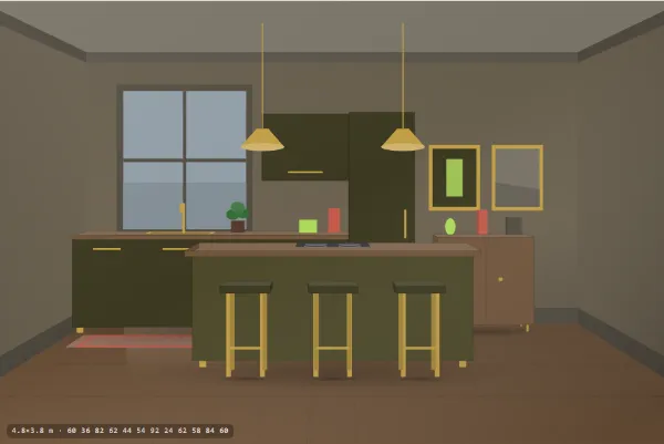 Art Deco as a kitchen