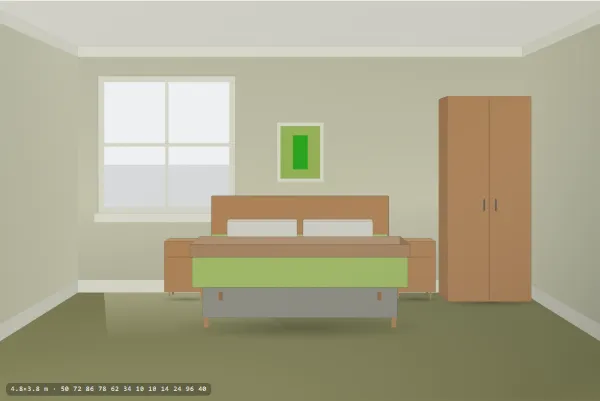 Bauhaus as a bedroom