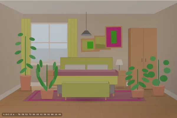 Bohemian as a bedroom