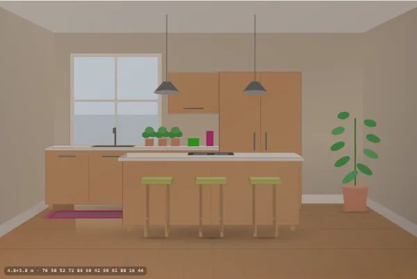 Bohemian as a kitchen