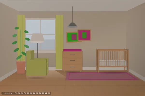 Bohemian as a nursery