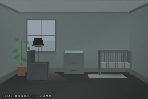 Brutalist as a nursery