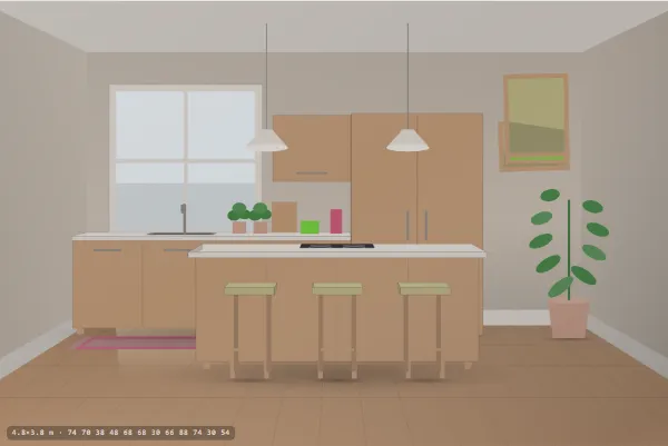 Cottage as a kitchen