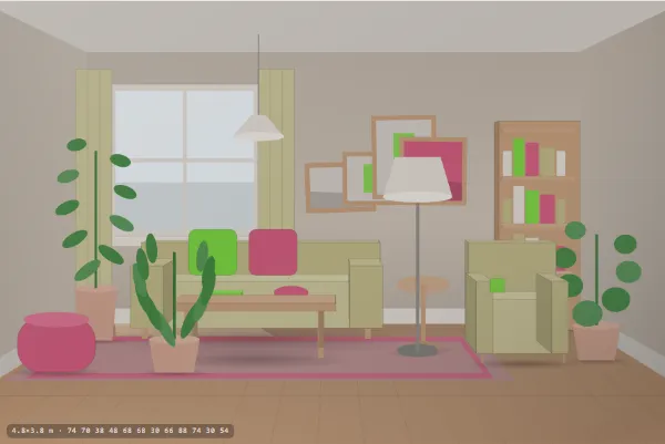 Cottage as a living room