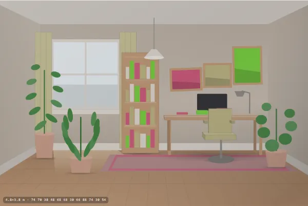 Cottage as a study