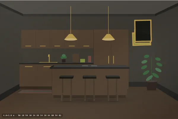 Dark academia as a kitchen