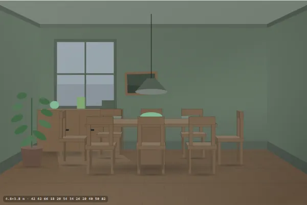 Industrial as a dining room