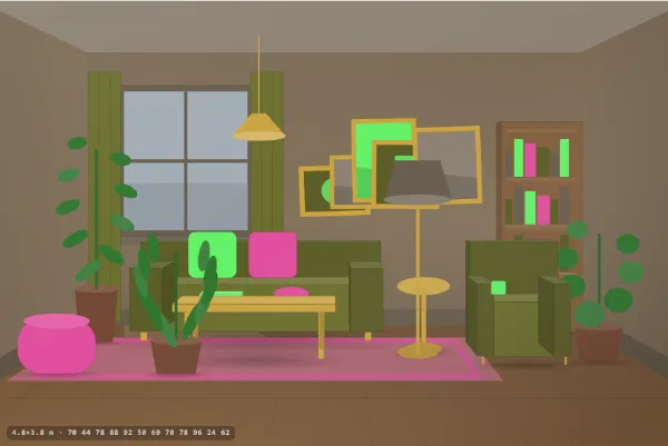 Maximalist as a living room