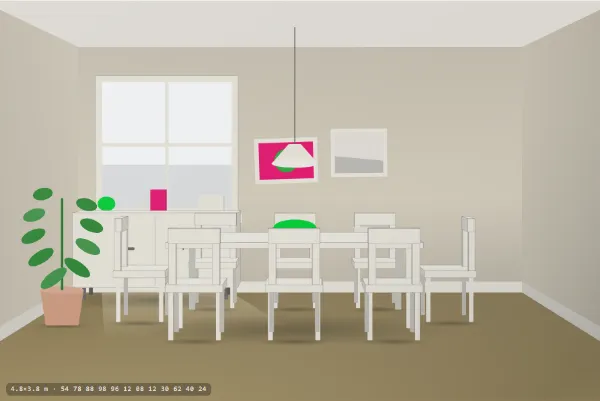 Memphis as a dining room