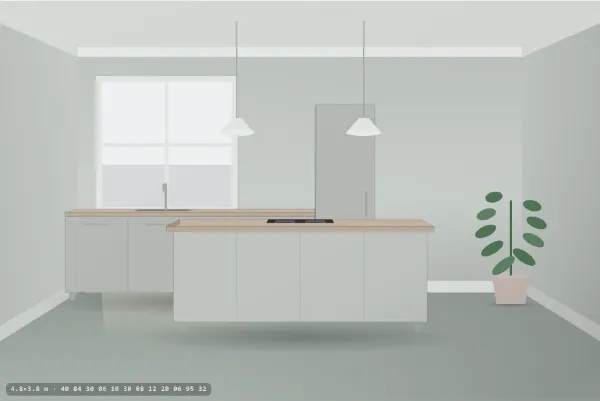 Minimalist as a kitchen