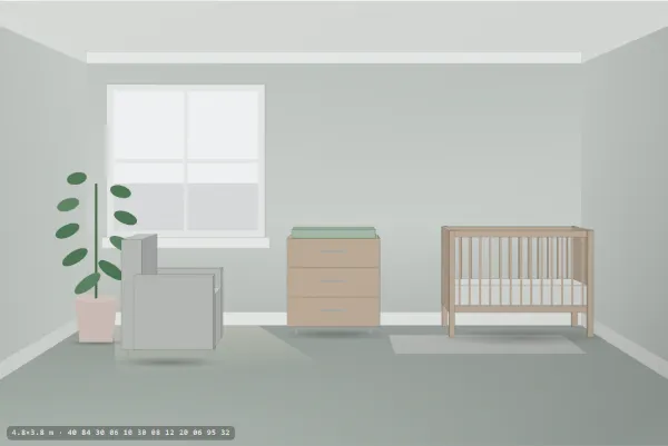 Minimalist as a nursery