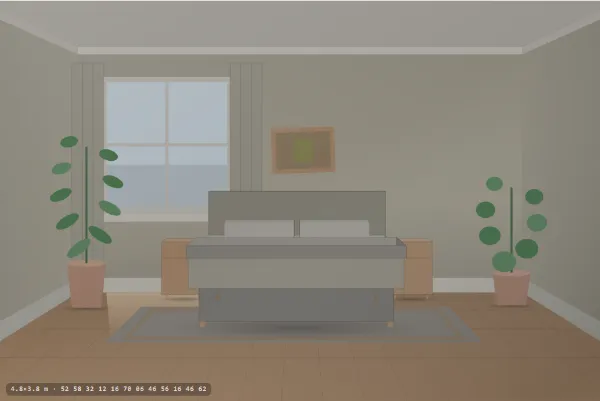 Wabi-sabi as a bedroom