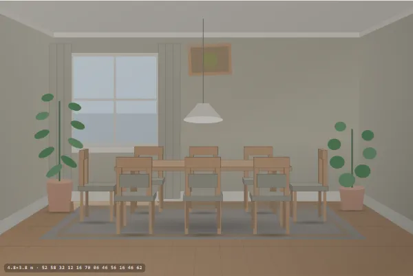 Wabi-sabi as a dining room